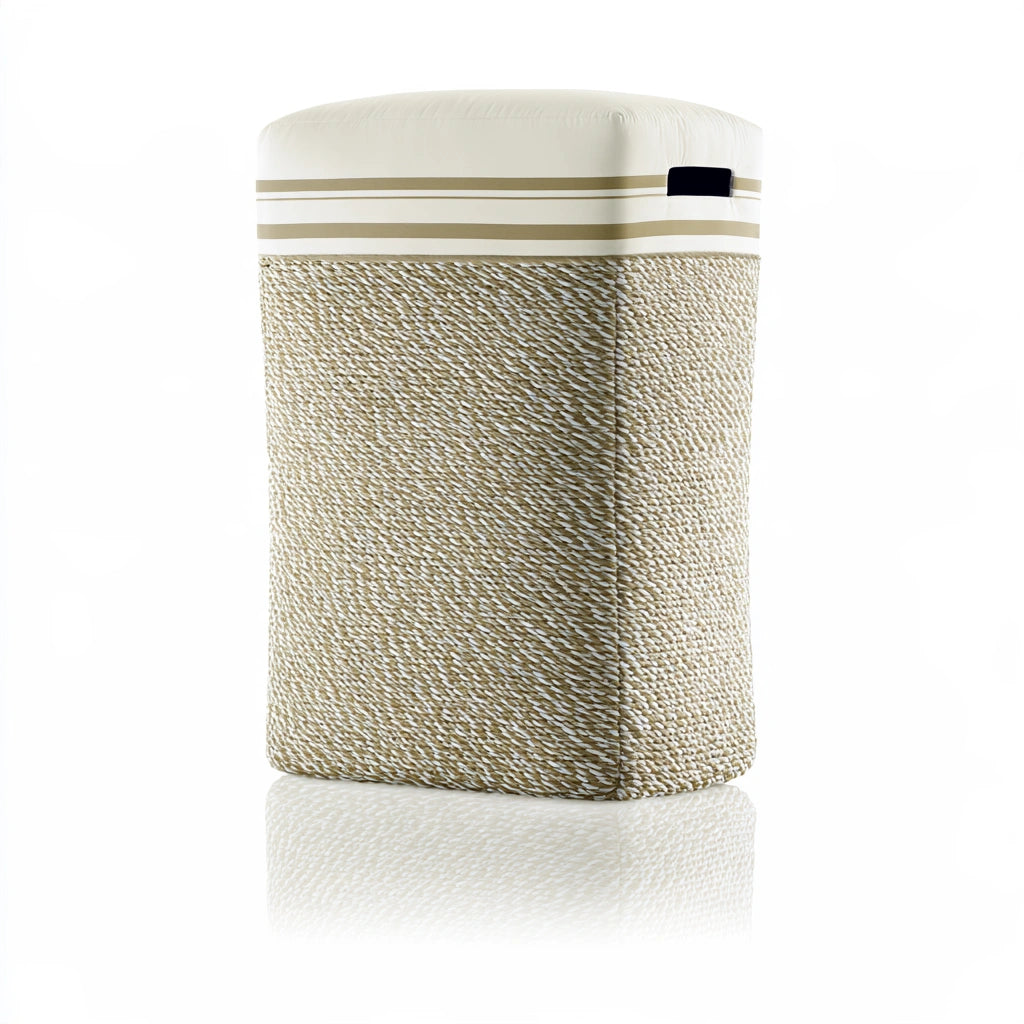Wasmand met vakken, kleur grijs